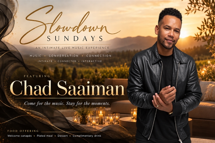SLOWDOWN SUNDAYS with CHAD SAAIMAN @ MORGENHOF